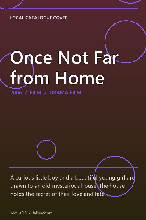 Once Not Far from Home poster