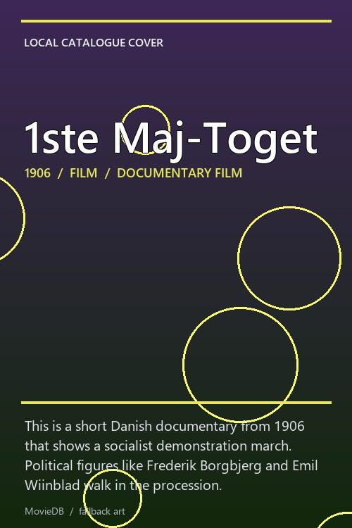 1ste Maj-Toget poster