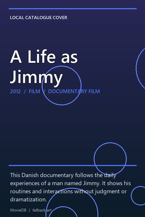 A Life as Jimmy poster