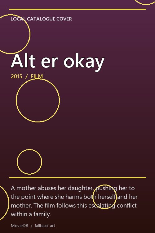 Alt er okay poster