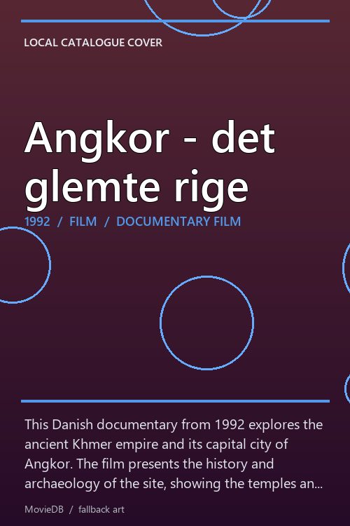 Angkor - det glemte rige poster