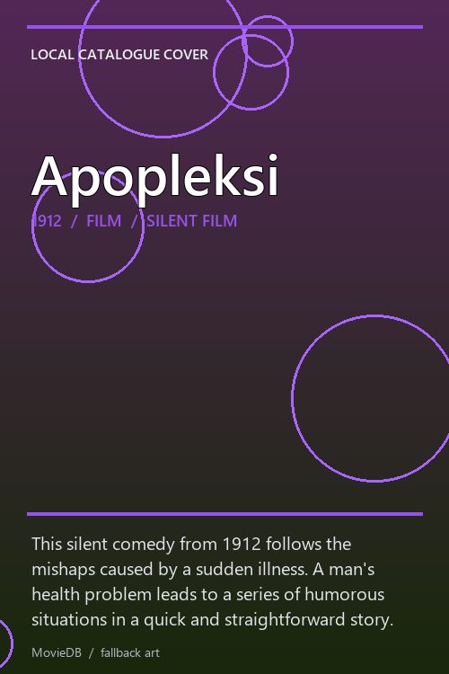 Apopleksi poster