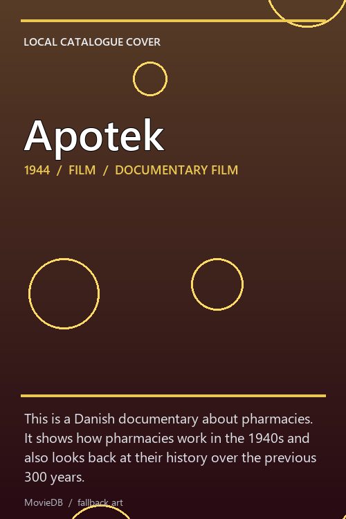 Apotek poster