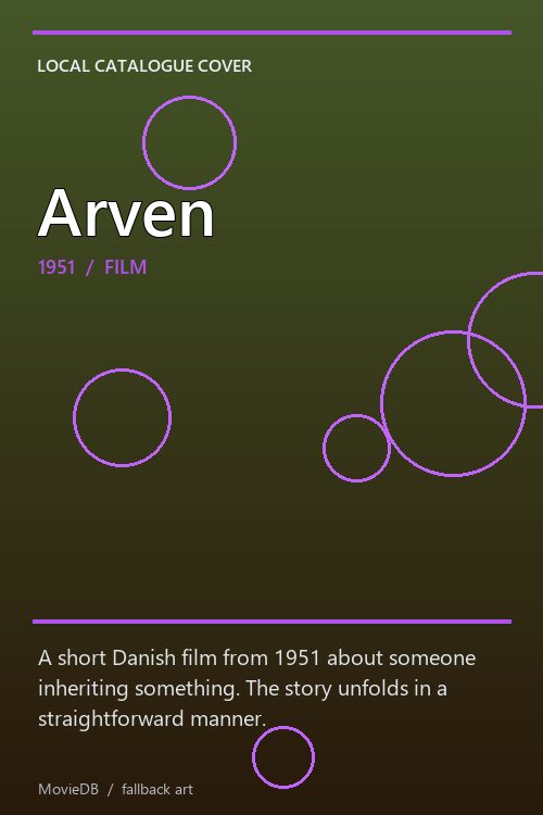 Arven poster