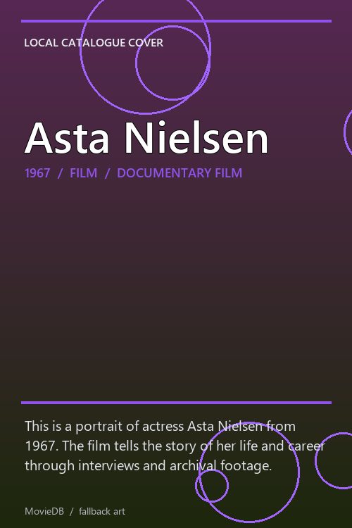 Asta Nielsen poster