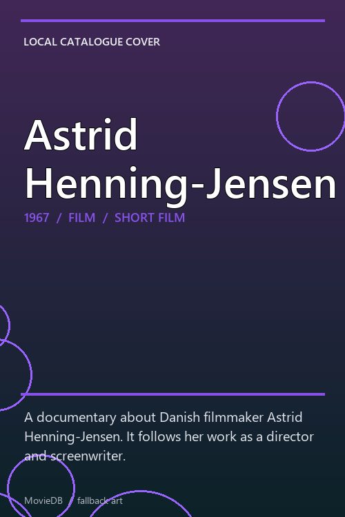 Astrid Henning-Jensen poster