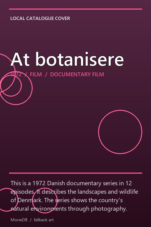 At botanisere poster