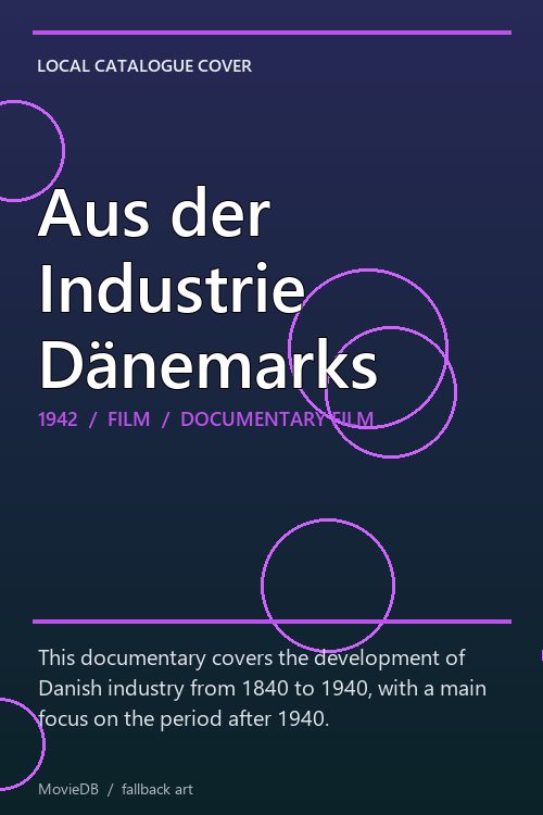 Aus der Industrie Dänemarks poster