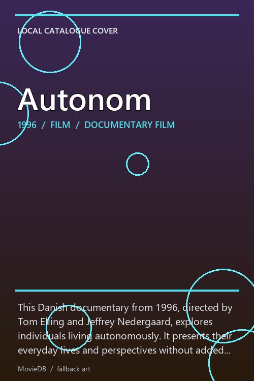 Autonom poster