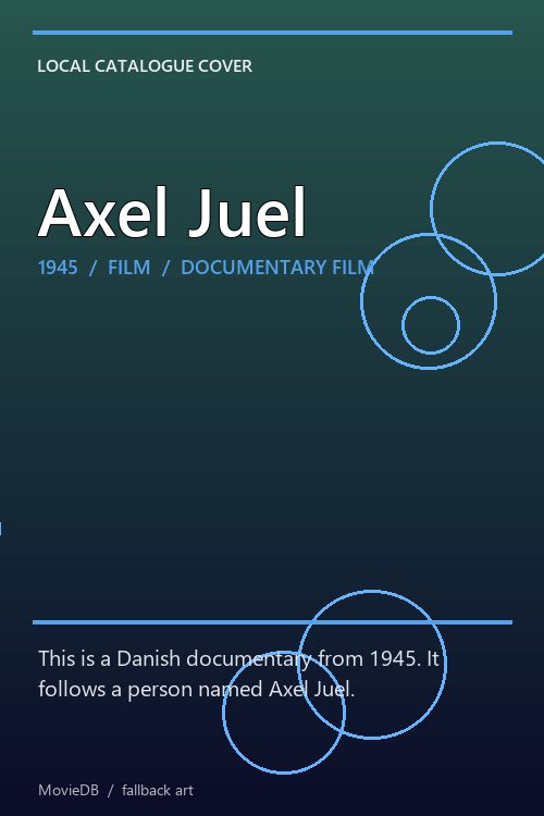 Axel Juel poster