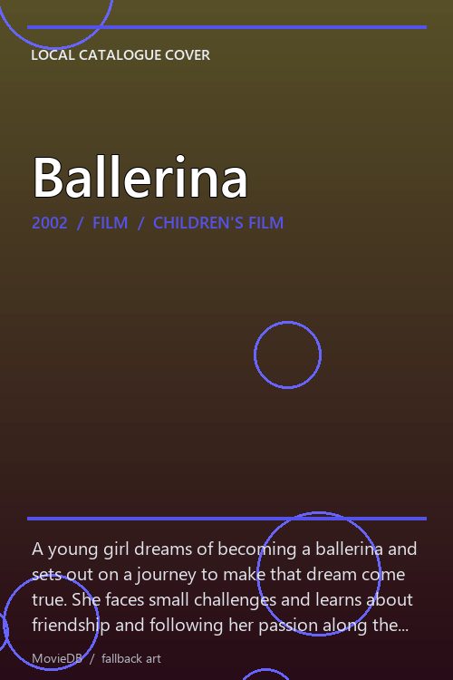 Ballerina poster