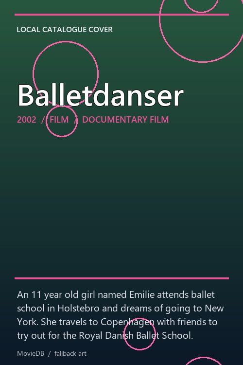 Balletdanser poster