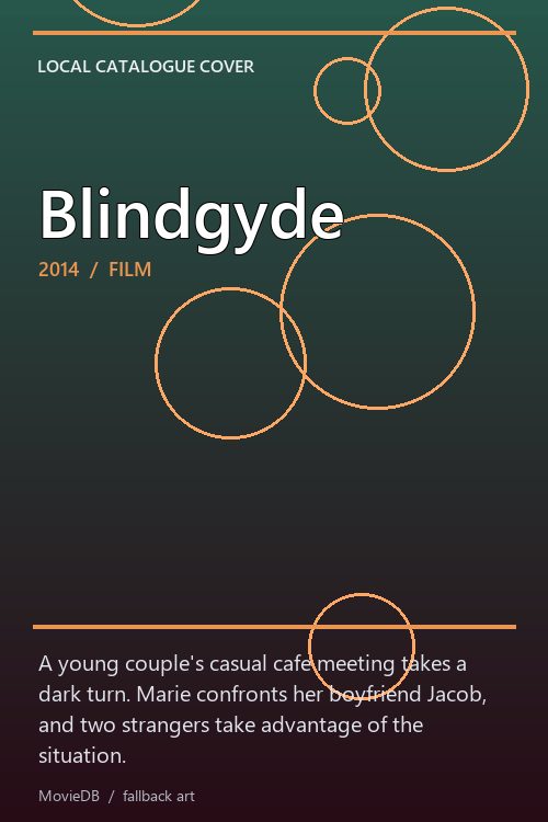 Blindgyde poster