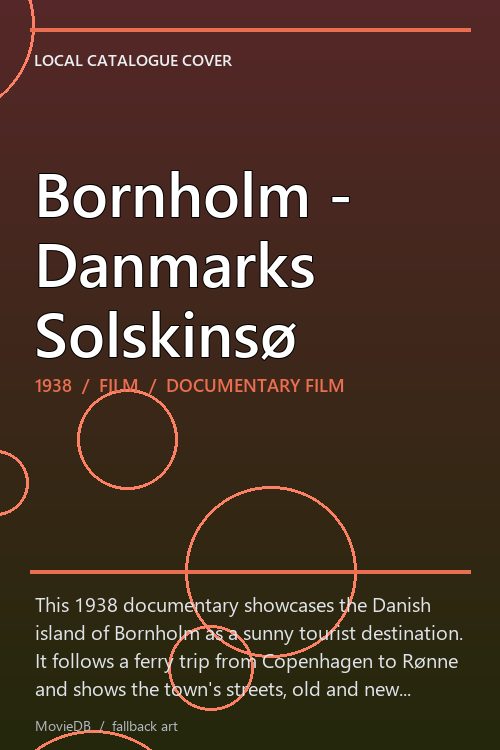 Bornholm - Danmarks Solskinsø poster