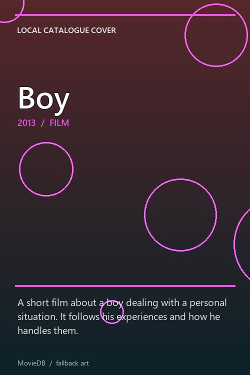 Boy poster