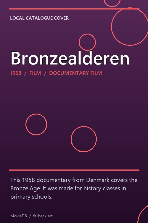 Bronzealderen poster