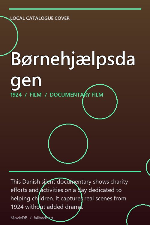 Børnehjælpsdagen poster