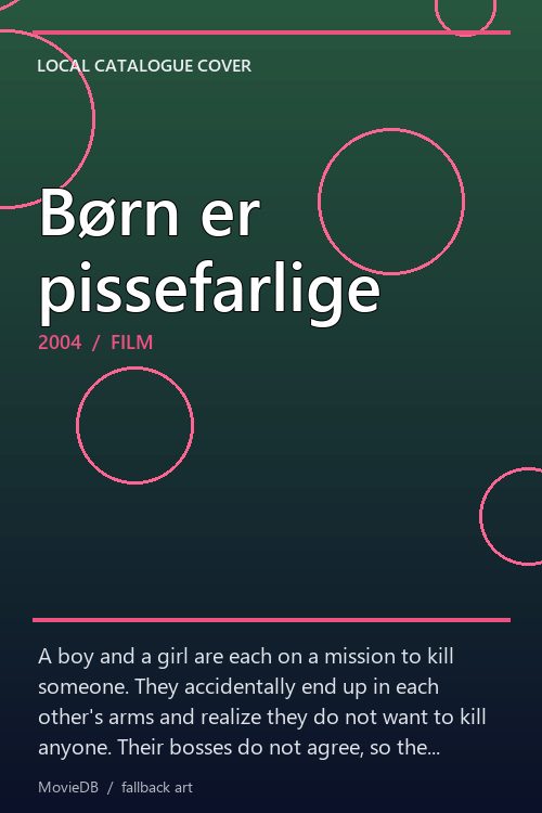 Børn er pissefarlige poster