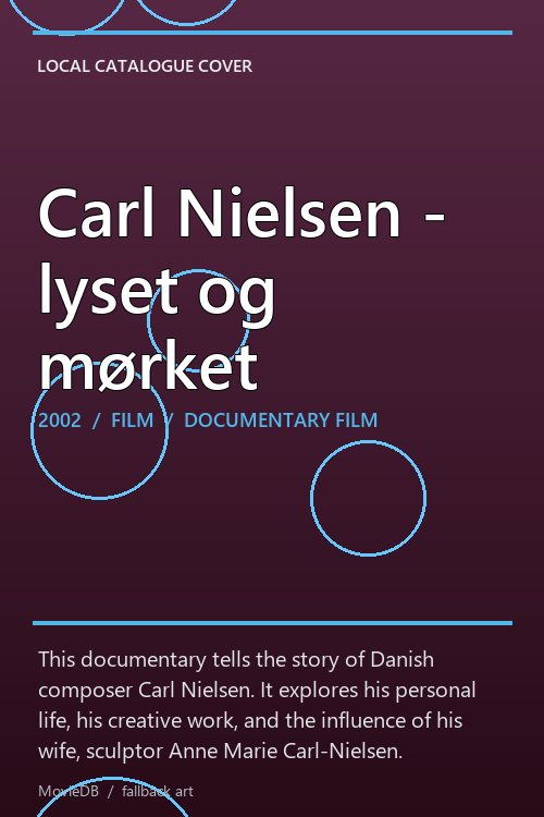 Carl Nielsen - lyset og mørket poster