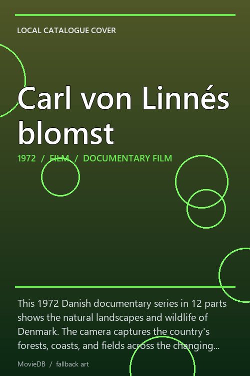 Carl von Linnés blomst poster