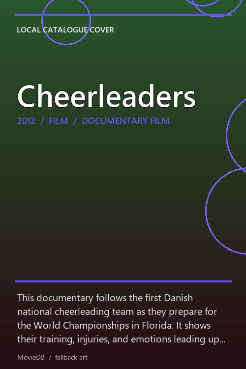 Cheerleaders poster
