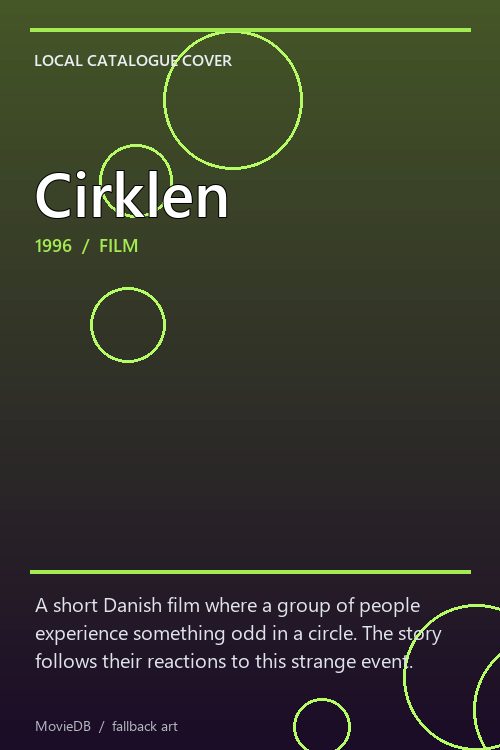 Cirklen poster