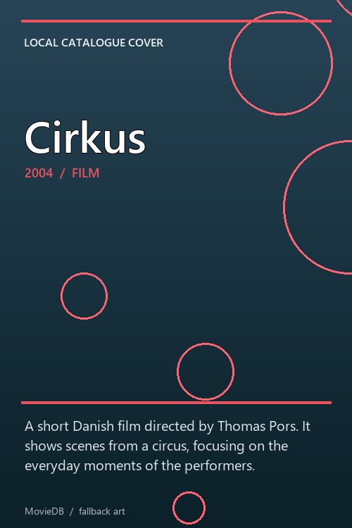 Cirkus poster