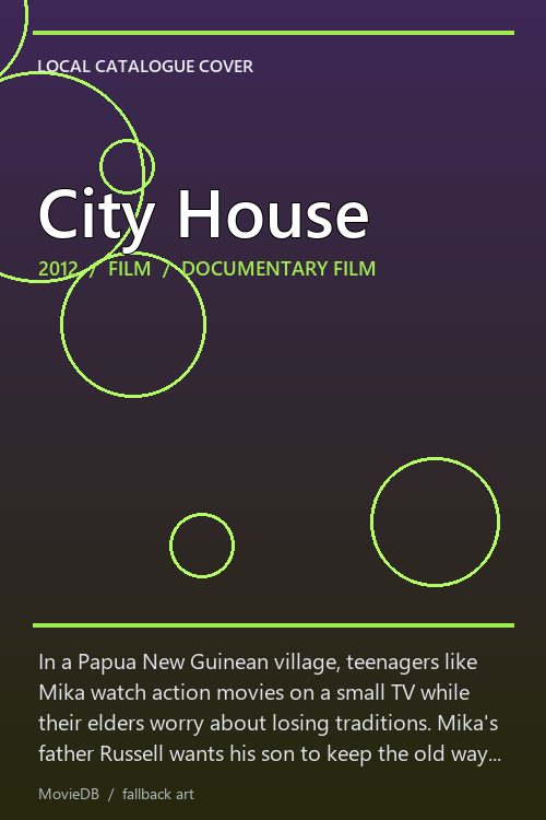 City House poster