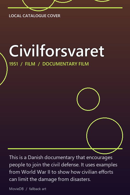 Civilforsvaret poster