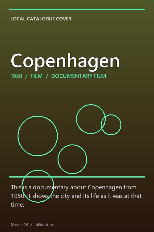 Copenhagen poster