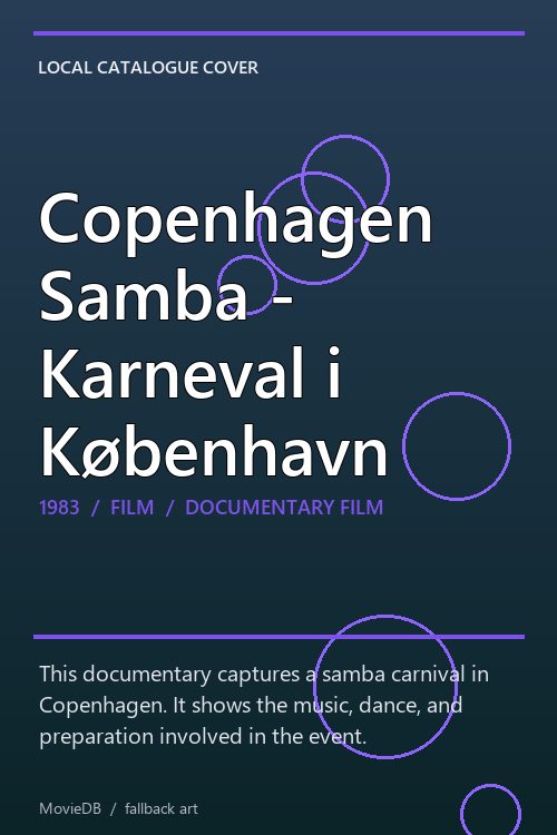 Copenhagen Samba - Karneval i København poster