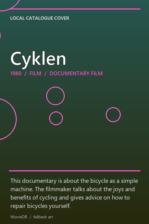 Cyklen poster