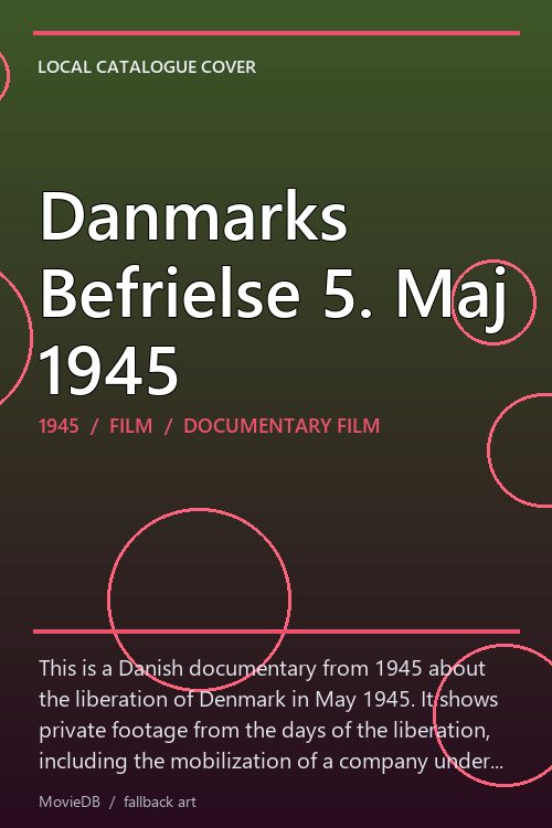 Danmarks Befrielse 5. Maj 1945 poster