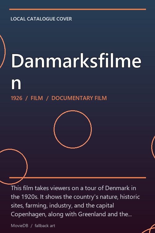 Danmarksfilmen poster