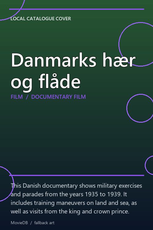 Danmarks hær og flåde poster