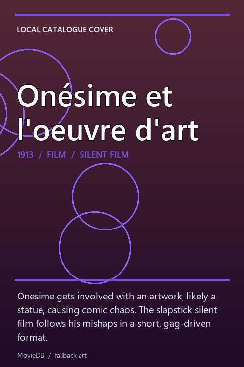 Onésime et l'oeuvre d'art poster