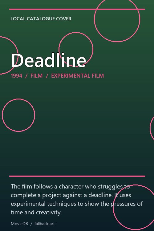 Deadline poster