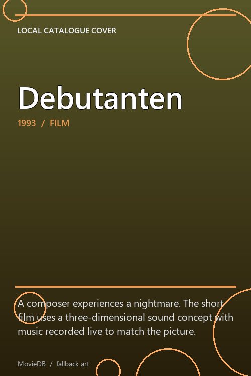 Debutanten poster