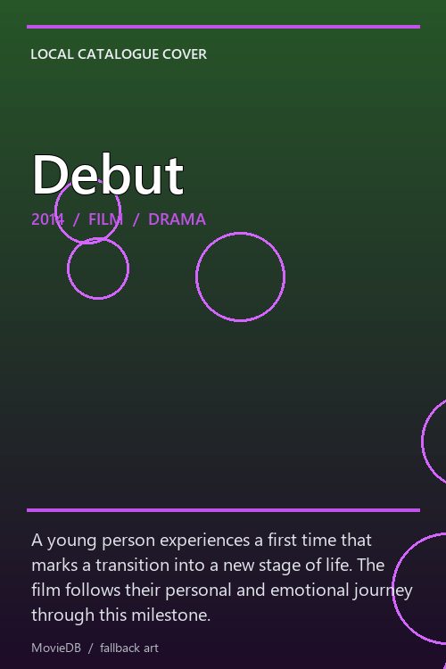 Debut poster