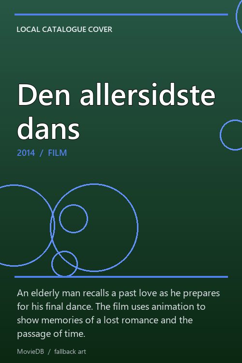 Den allersidste dans poster