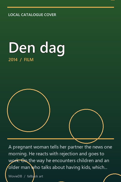 Den dag poster