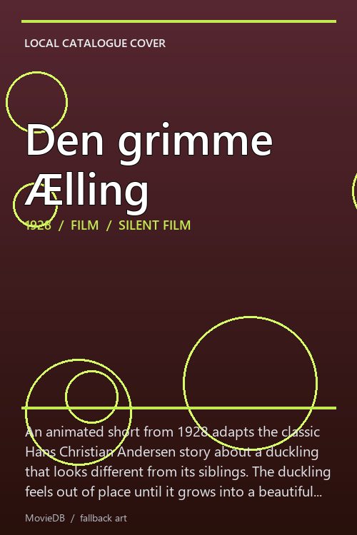 Den grimme Ælling poster