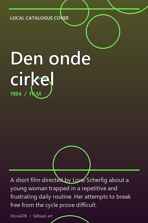 Den onde cirkel poster
