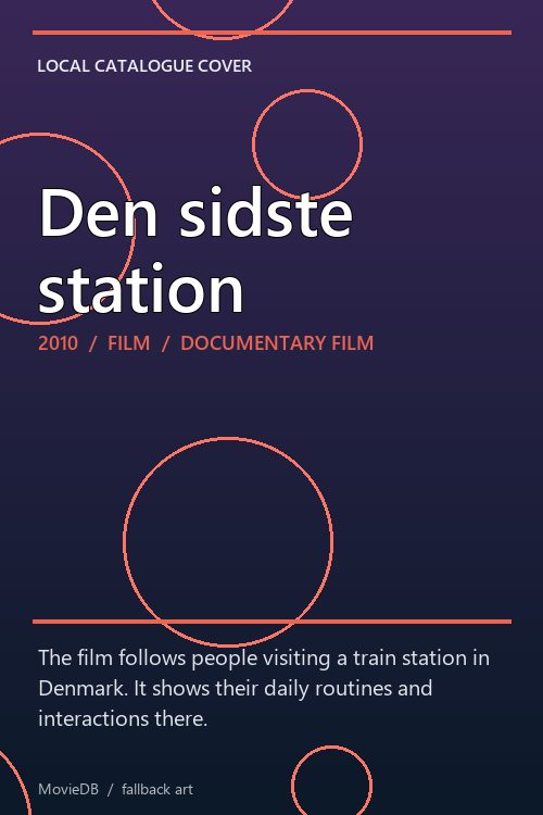 Den sidste station poster