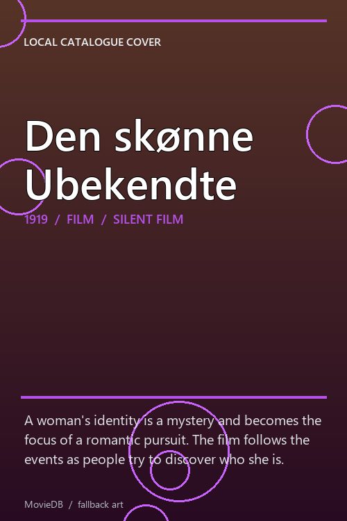 Den skønne Ubekendte poster