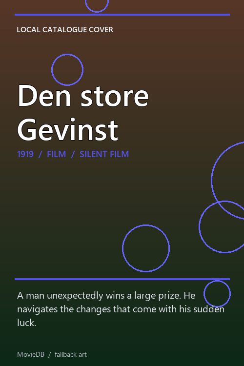 Den store Gevinst poster
