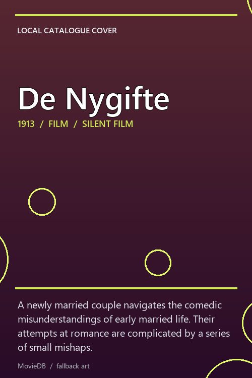 De Nygifte poster
