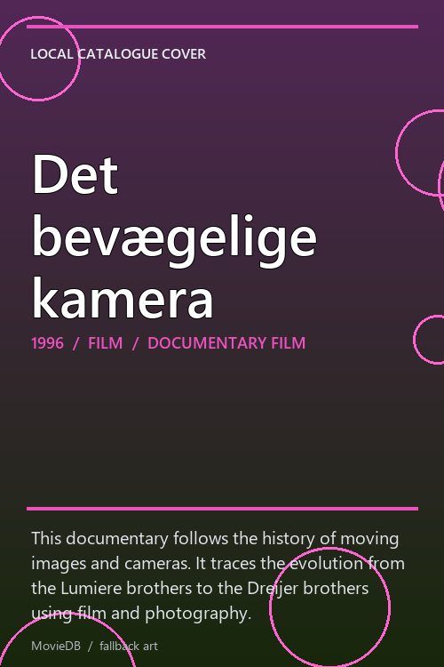 Det bevægelige kamera poster