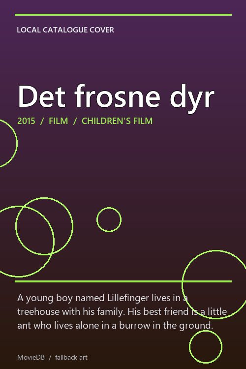 Det frosne dyr poster