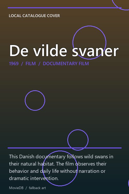 De vilde svaner poster